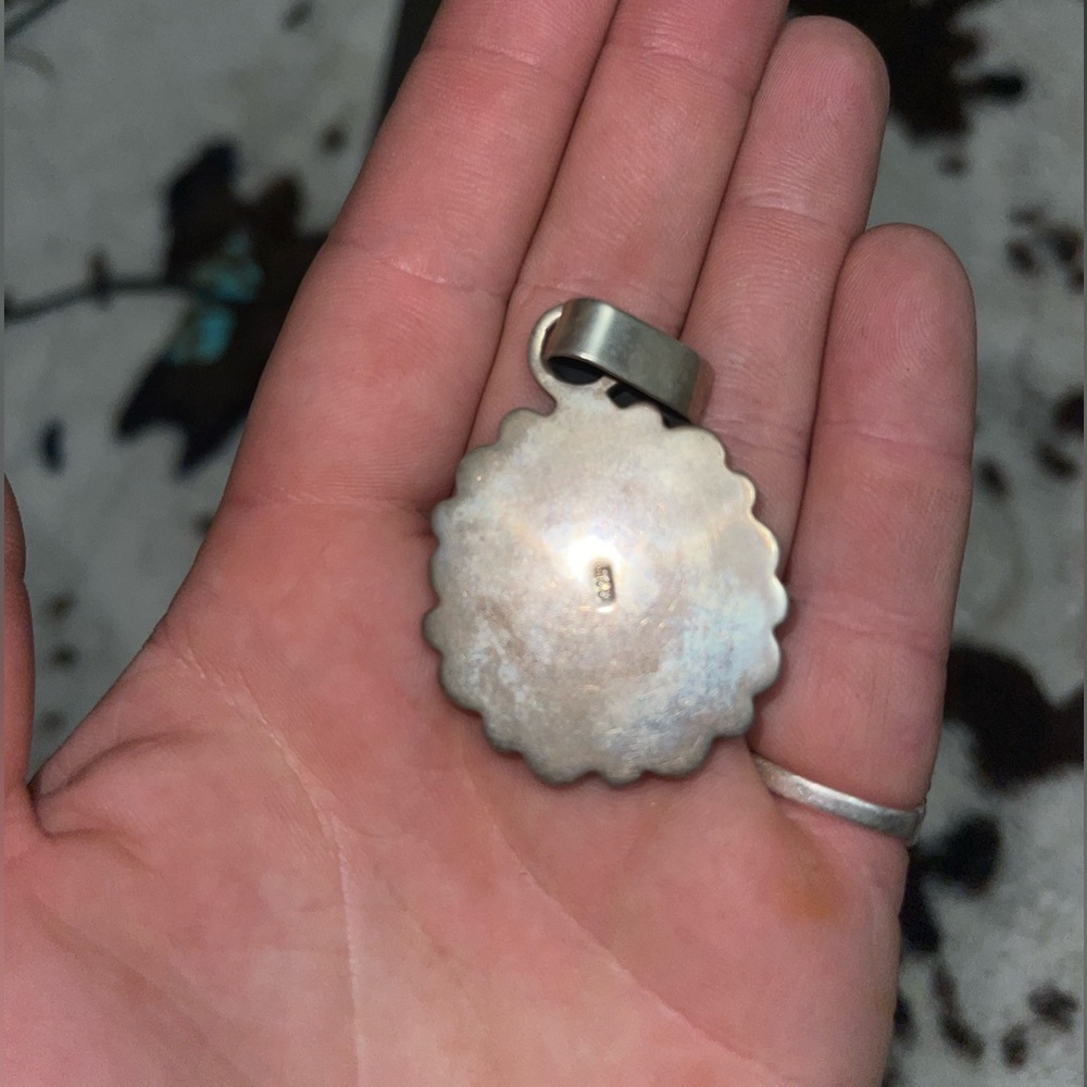 Multi stone pendant - Picture 3 of 3